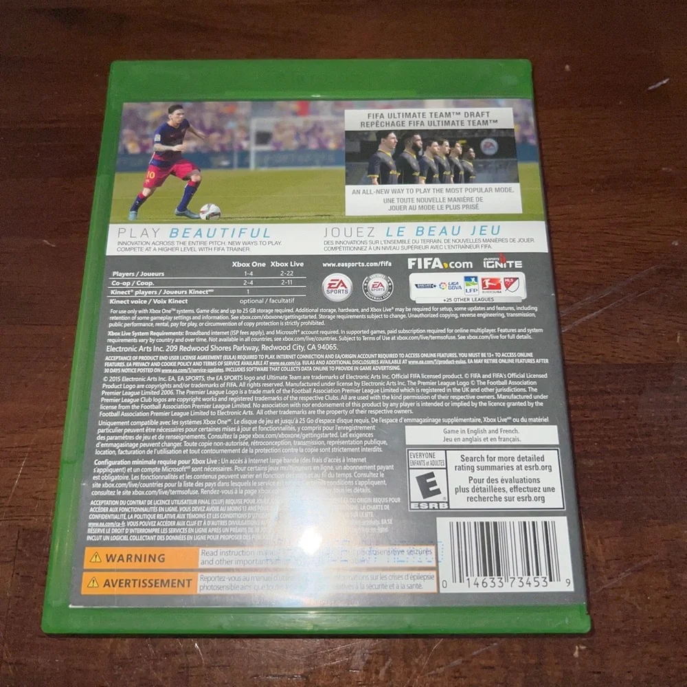 FIFA 16 - Microsoft Xbox One - COMPLETE & MINT DISC